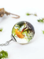 Real Mushroom Necklace - Forest Jewelry - Nature Lover Gift