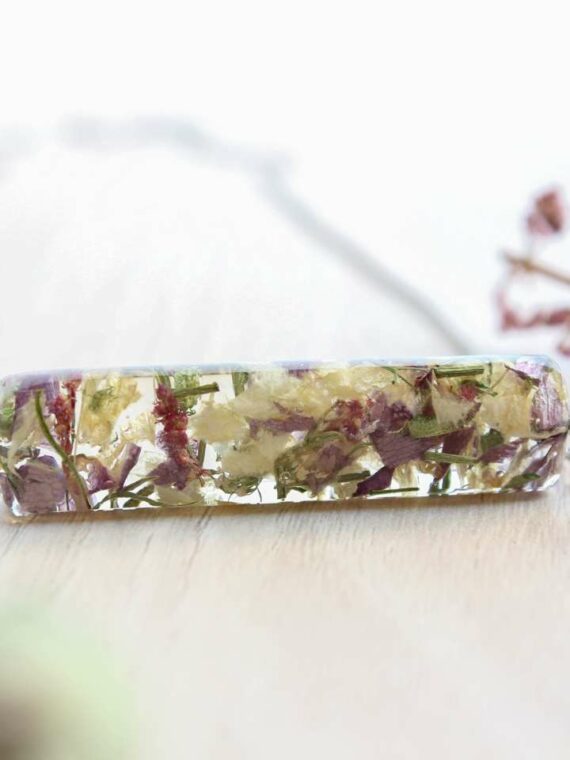Preserved Flower Wedding Bouquet Necklace – Custom Jewelry with Your Real Flowers
