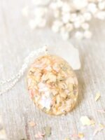 Wedding Preserved Flowers Bouquet Necklace – Custom Jewelry with Your Real Flowers