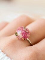 Bouquet Preservation Ring with Real Flowers | Custom Wedding Keepsake Jewelry