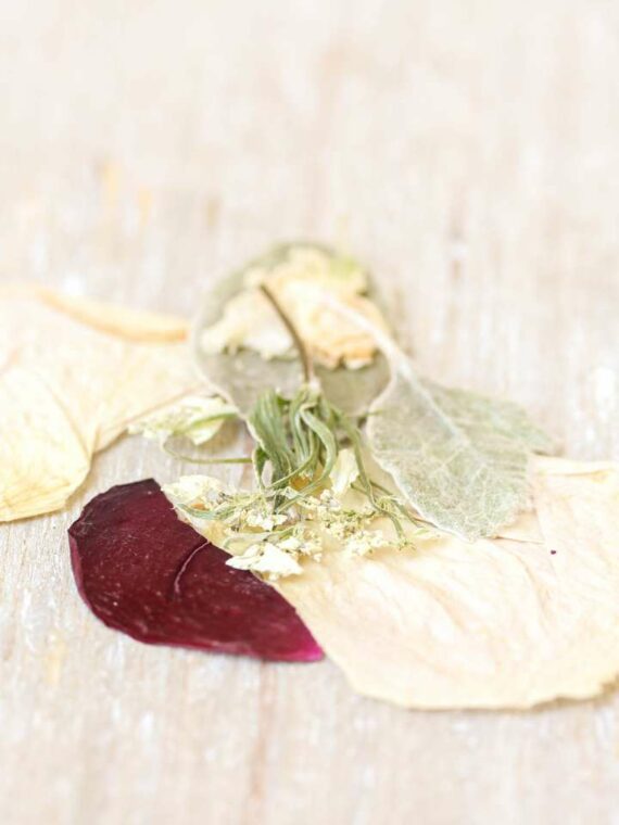 Memorial Flowers Necklace – Preserved Flower Keepsake to Honor a Loved One