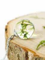 Botanical necklace, Real plant necklace, Moss jewelry, Nature inspired gifts, Terrarium necklace, Woodland necklace, Gift for him or her