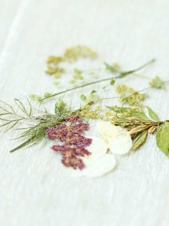 Bridal Bouquet Preservation Necklace – Custom Teardrop Pendant with Your Pressed Flowers