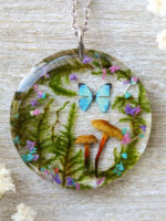 Fantasy Mushroom Necklace - Magical Fairytale Jewelry