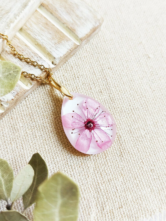 Cherry blossom Pendant Necklace – LAONATO