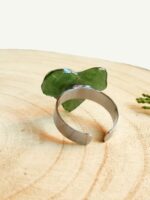 Real leaf ring, Ivy leaf jewelry, Stainless steel ring, Vintage leaf ring, Ivy plant jewelry, Pressed leaf ring, Ivy ring, Real leaf jewelry