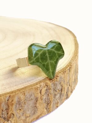 Real leaf ring, Ivy leaf jewelry, Stainless steel ring, Vintage leaf ring, Ivy plant jewelry, Pressed leaf ring, Ivy ring, Real leaf jewelry