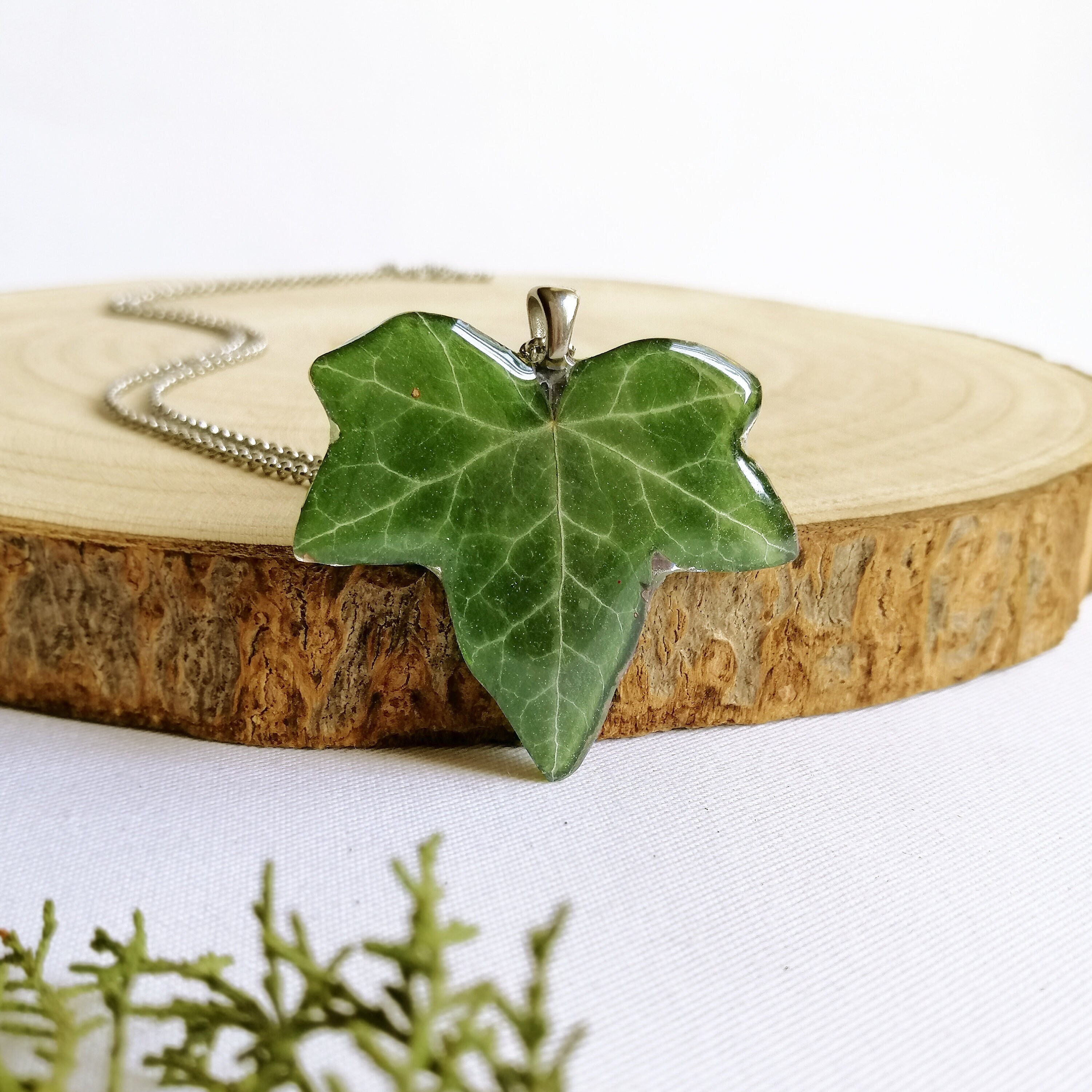 Dried Leaf Jewelry