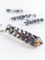 Dried lavender necklace, Purple flower necklace, Vertical necklace, Unique gift for woman whimsical, Boho necklace, Dried flower necklace