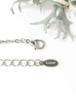 Custom Initial Real Mushroom Bracelet for Woodland Lovers