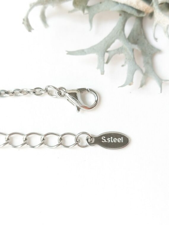 Custom Initial Real Mushroom Bracelet for Woodland Lovers