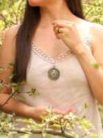 Dandelion necklace, Real flower jewelry, Dried flower necklace, Dandelion wish necklace, Good luck gift, Dandelion seed jewelry Gift for her