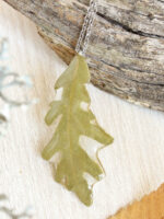 Oak leaf necklace, Pressed leaf necklace, Nature necklace men, Oak jewelry, Woodland necklace, Oak tree jewelry, Nature lover gift idea