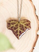 Earthy boho necklace, Leaf necklace, Dried leaf necklace, Earthy gifts, Woodland necklace, Earthy necklace, Organic necklace, Earthy jewelry