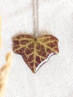 Earthy boho necklace, Leaf necklace, Dried leaf necklace, Earthy gifts, Woodland necklace, Earthy necklace, Organic necklace, Earthy jewelry