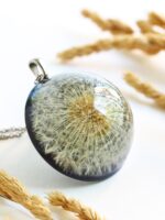 Real dandelion necklace, Make a wish necklace, Birthday gift for her 30th, Cottagecore necklace, Dandelion resin necklace, Bohemian necklace