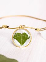 Pressed Ivy Leaf Choker Necklace - Nature Inspired Jewelry