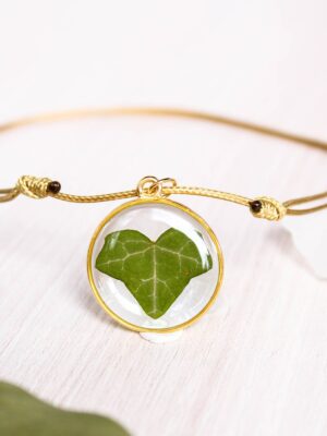 Pressed Ivy Leaf Choker Necklace - Nature Inspired Jewelry