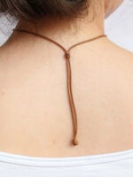 Red Pressed Leaf Choker Necklace - Autumn Jewelry