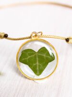 Pressed Ivy Leaf Choker Necklace - Nature Inspired Jewelry