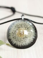 Dandelion Wish Necklace Choker – Special Birthday Gift for Her