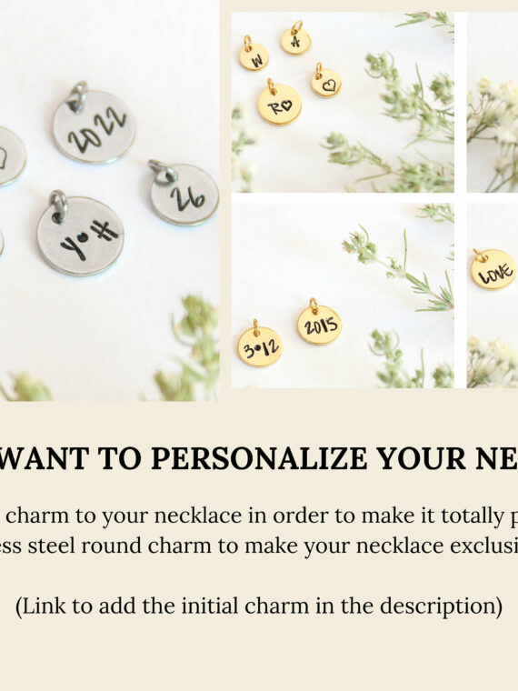 November Real Birth Flower Necklace - Chrysanthemums Jewelry