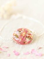 Wedding Bouquet Preservation Bracelet – Custom Resin Jewelry with Your Real Flowers