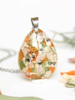 Bridal Bouquet Flower Preservation Necklace – Personalized Wedding Keepsake