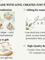 Custom Pet Memorial Necklace – Personalized Keepsake with Pet Hair & Preserved Rose