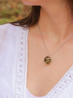 Botanical necklace, Real plant necklace, Moss jewelry, Nature inspired gifts, Terrarium necklace, Woodland necklace, Gift for him or her