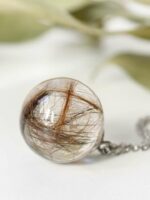 Hair Necklace – Personalized Pet Memorial in Crystal Resin