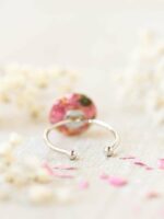 Bouquet Preservation Ring with Real Flowers | Custom Wedding Keepsake Jewelry