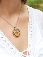 Fantasy Mushroom Necklace - Magical Fairytale Jewelry